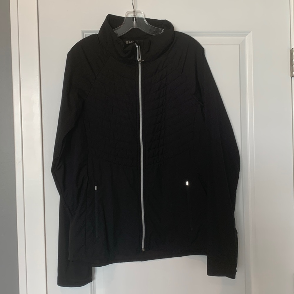 Athleta lightweight rain jacket.